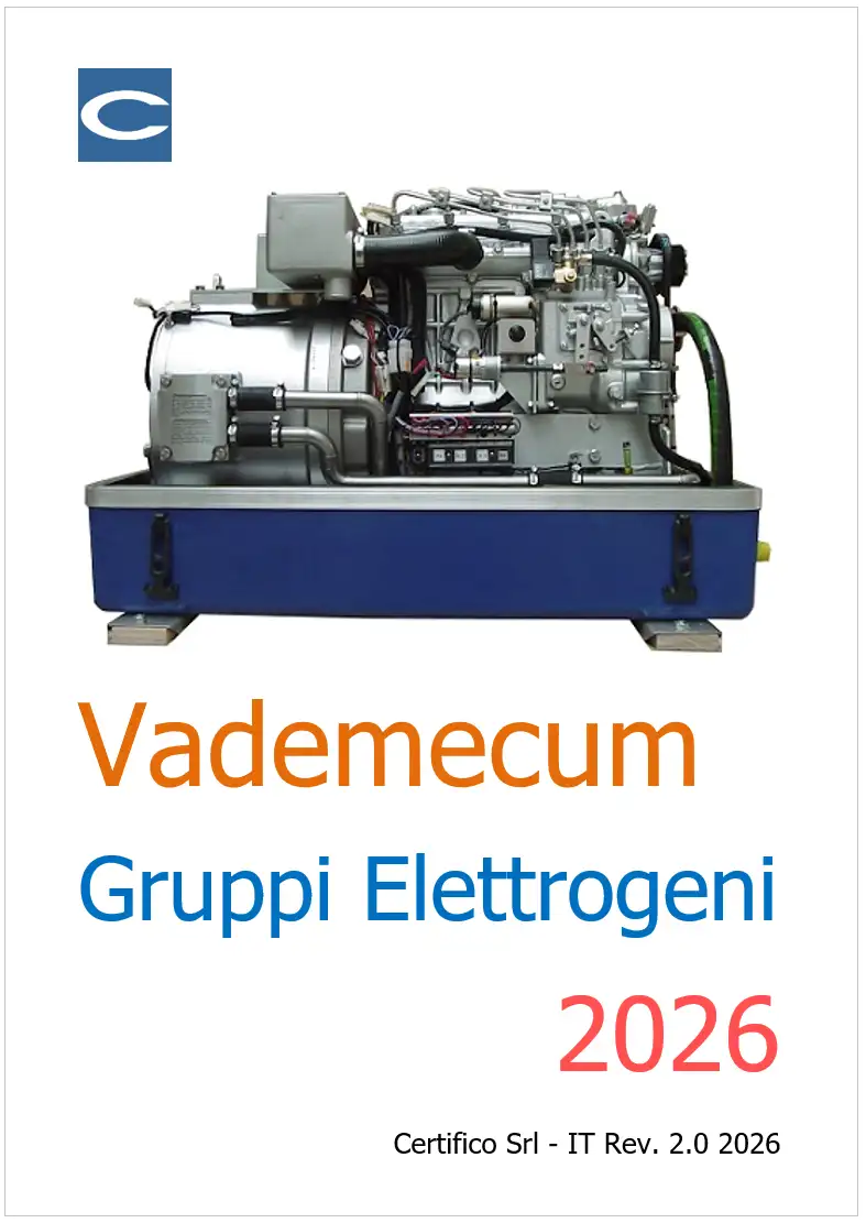 Vademecum Gruppi elettrogeni Vademecum Gruppi elettrogeni